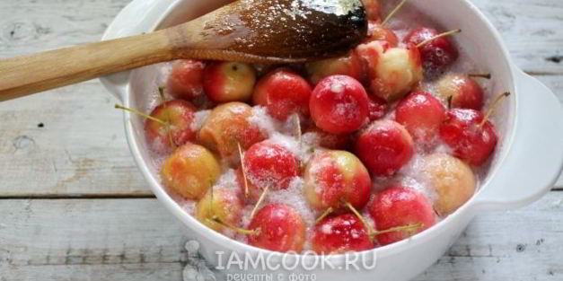 варенье из ранеток целиком