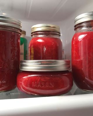 Варенье из ревня с консервированным ананасом