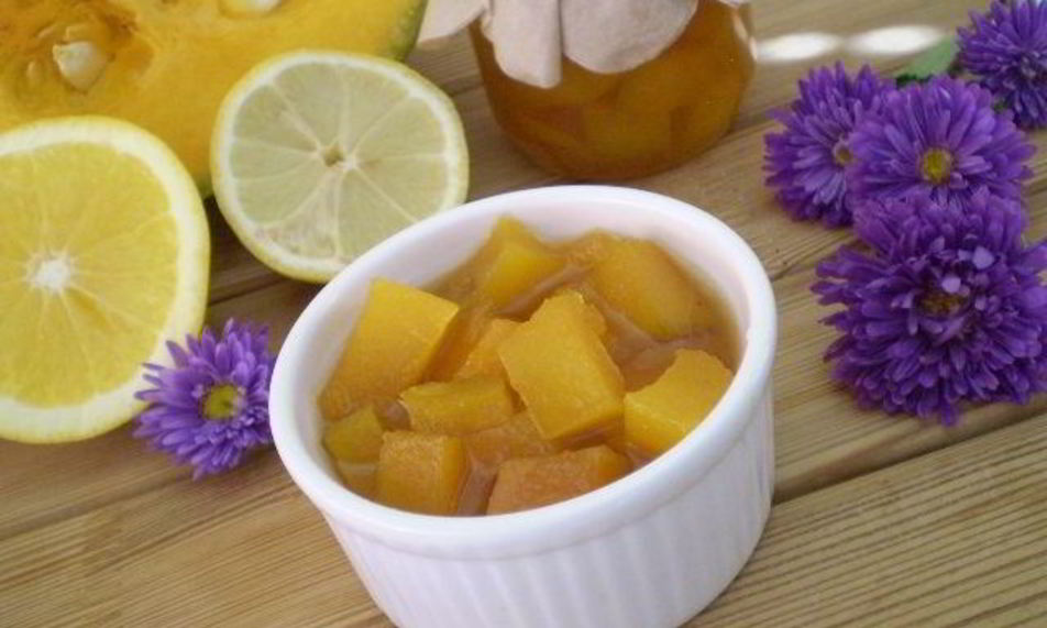 Рецепт варенье из тыквы с имбирем и лимоном