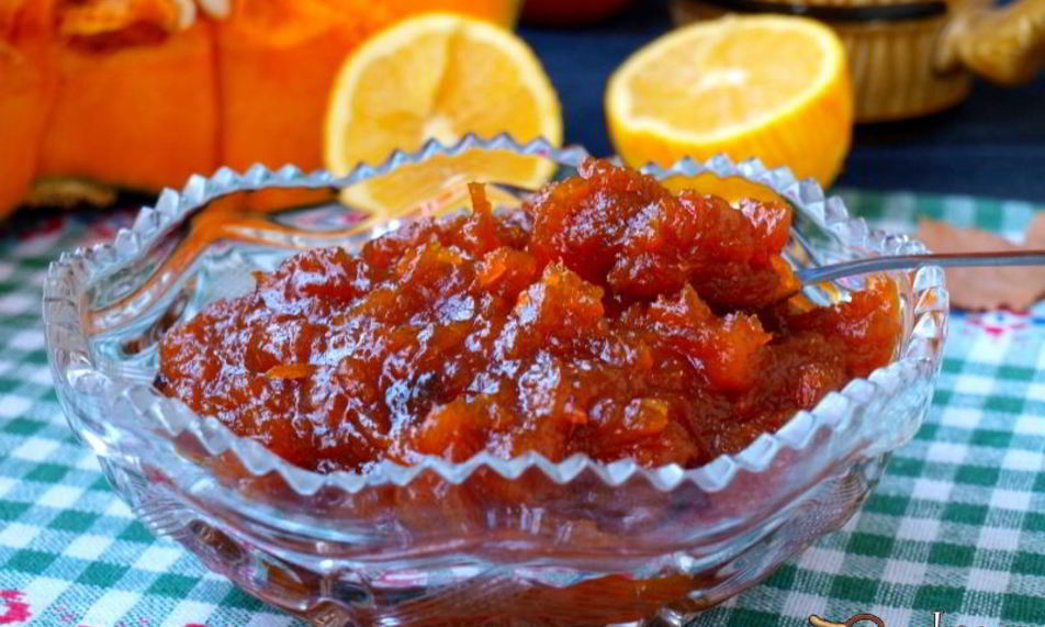 Рецепт варенье из запеченной тыквы с апельсином