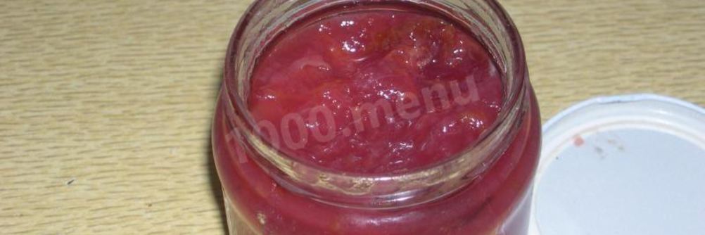 Варенье слива яблоки на зиму