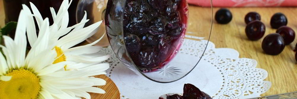 Вишневое варенье с желатином