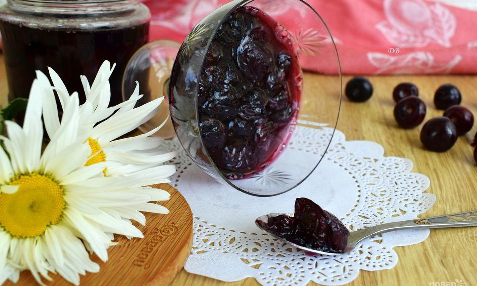 Рецепт вишневое варенье с желатином
