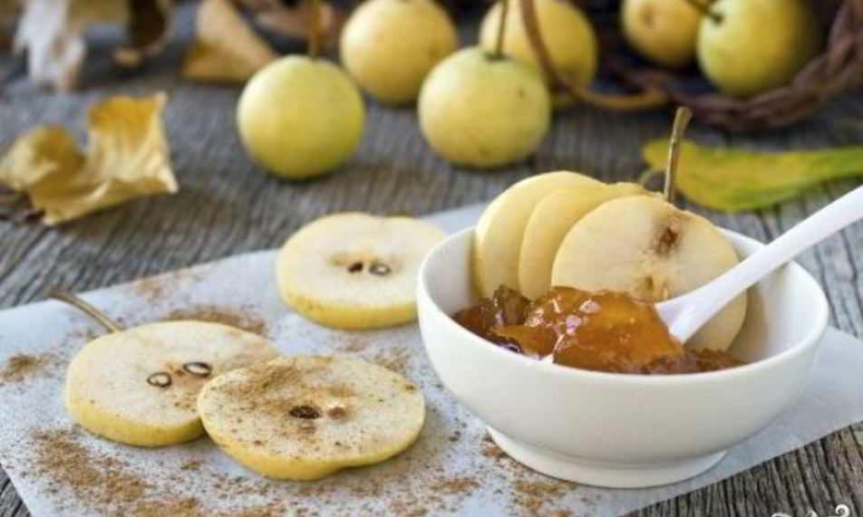 Рецепт яблочно грушевый конфитюр с корицей