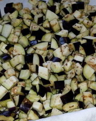 Заготовка для баклажанной икры