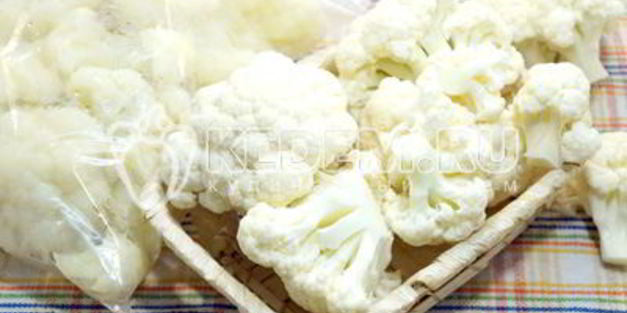 замороженная цветная капуста на зиму