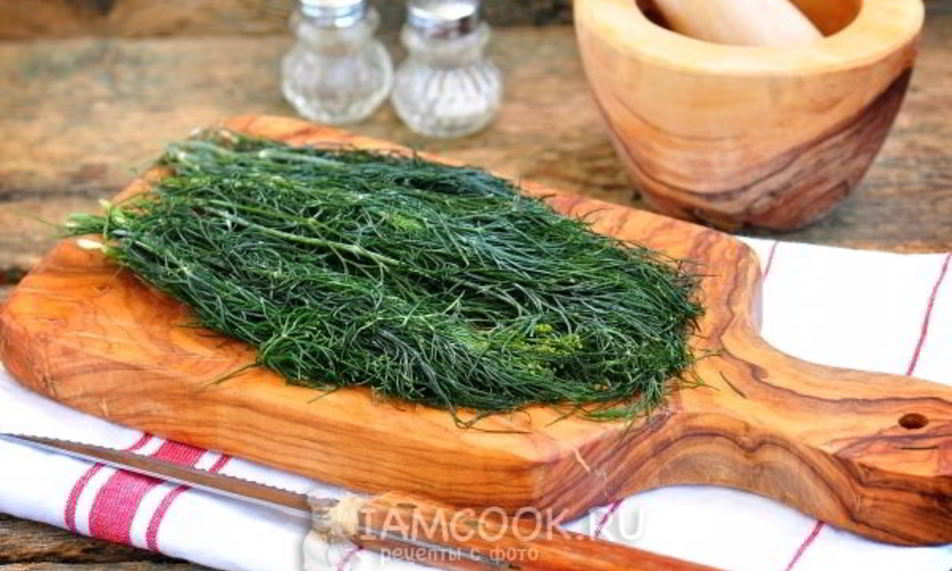 Рецепт замороженный укроп на зиму
