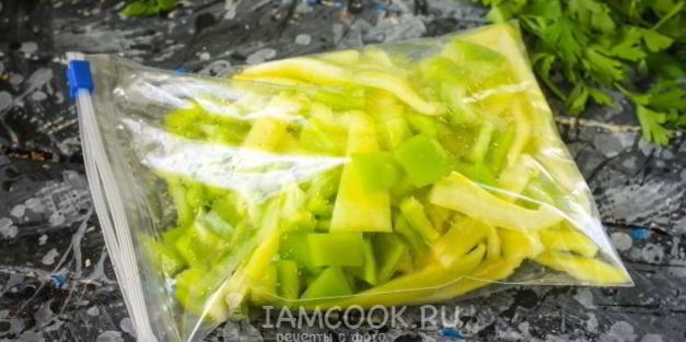 заморозка болгарского перца на зиму