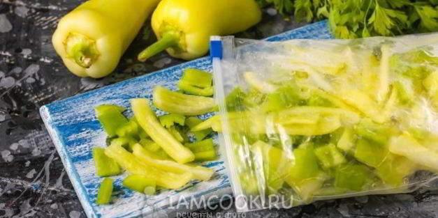 заморозка болгарского перца на зиму