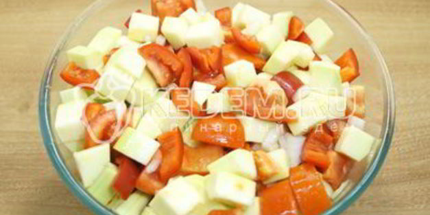 заморозка кабачков с овощами на зиму