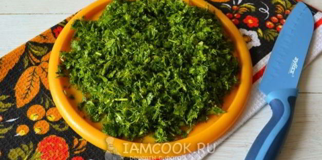 заморозка кинзы на зиму