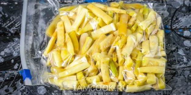 заморозка стручковой фасоли на зиму