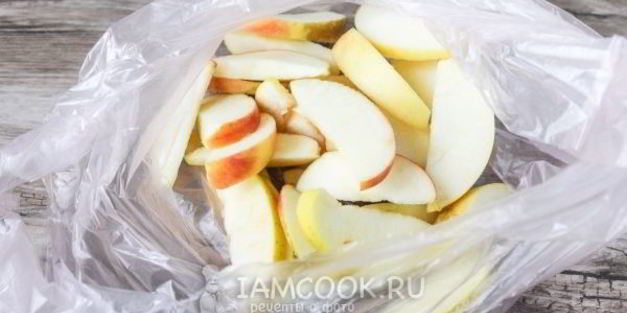 заморозка яблок на зиму