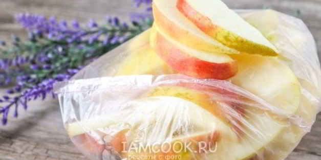 заморозка яблок на зиму