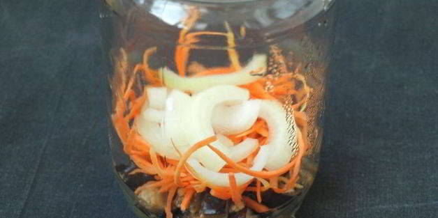 запеченные баклажаны с морковью на зиму