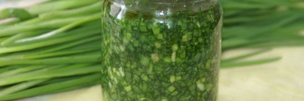 Зеленый лук на зиму