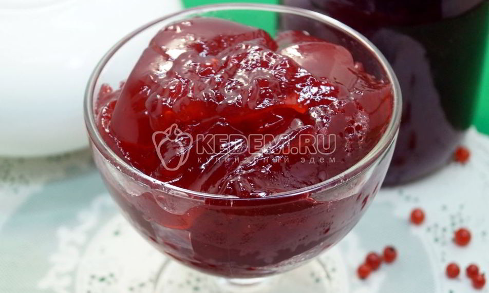 Рецепт желе из красной смородины на зиму