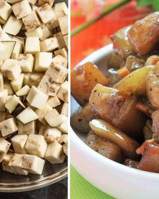 Адобо из баклажанов