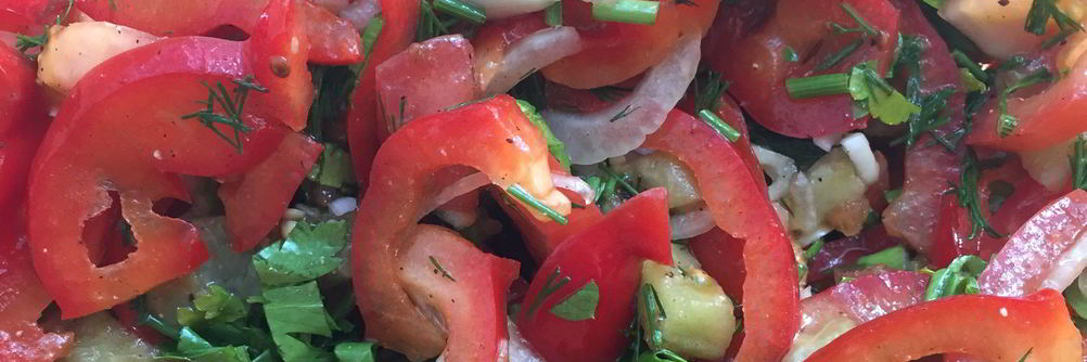 Баклажаны по-корейски с помидорами