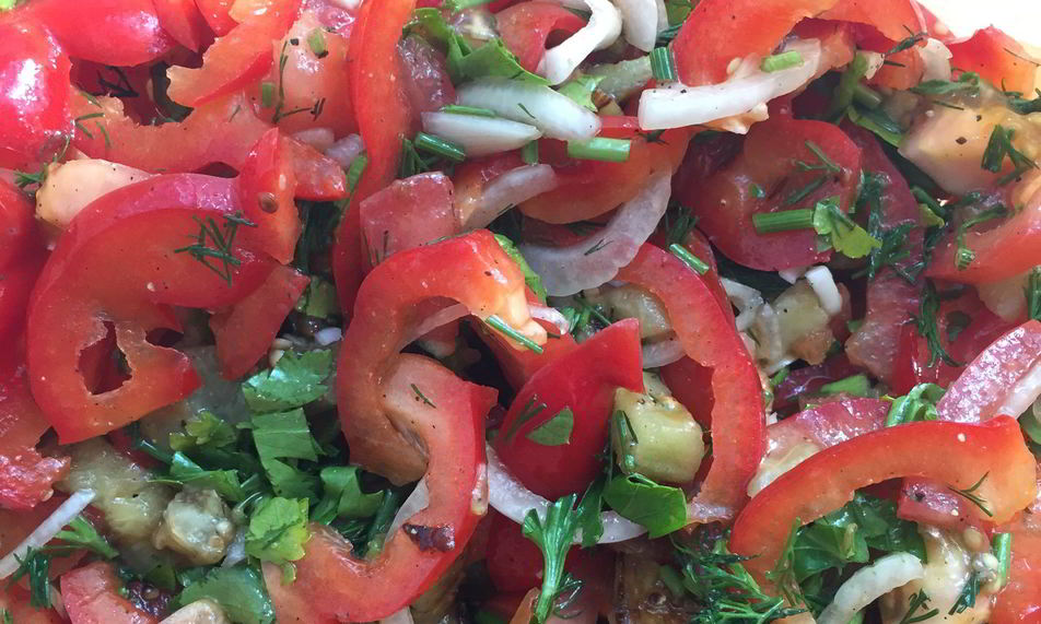 Рецепт баклажаны по-корейски с помидорами