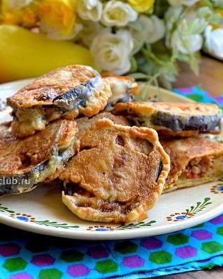 Баклажаны в кляре