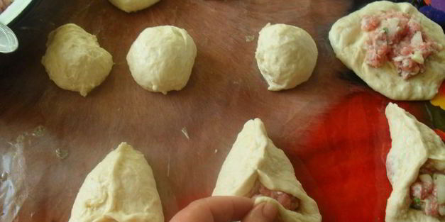 беляши с мясом