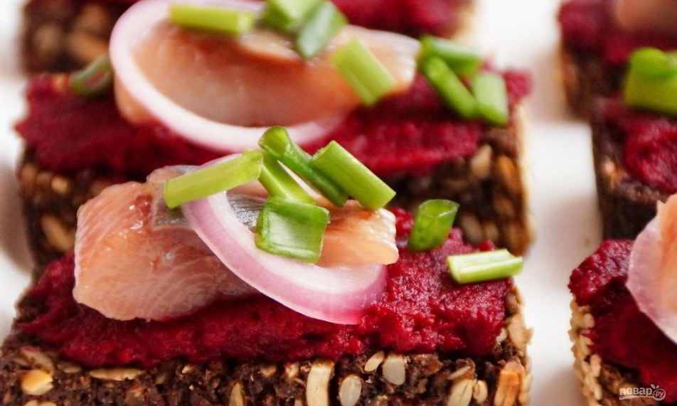 Рецепт бутерброд с сельдью просто и вкусно