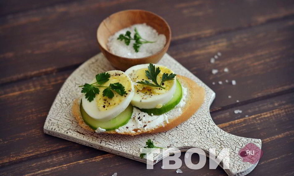 Рецепт бутерброд с яйцом