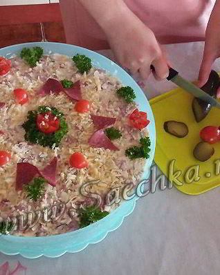 Бутербродный торт