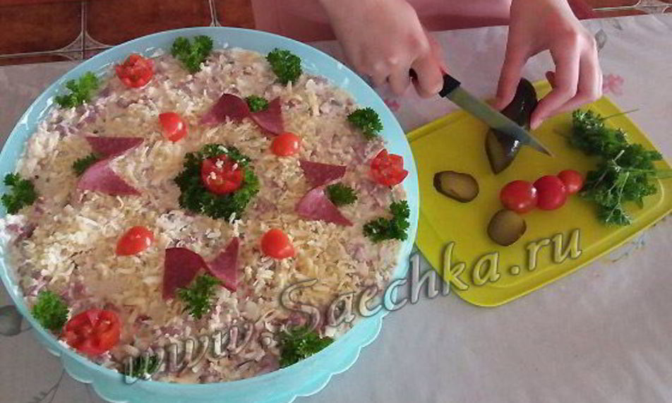 Рецепт бутербродный торт