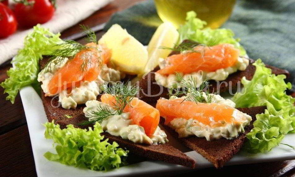 Рецепт бутерброды с авокадо и лососем