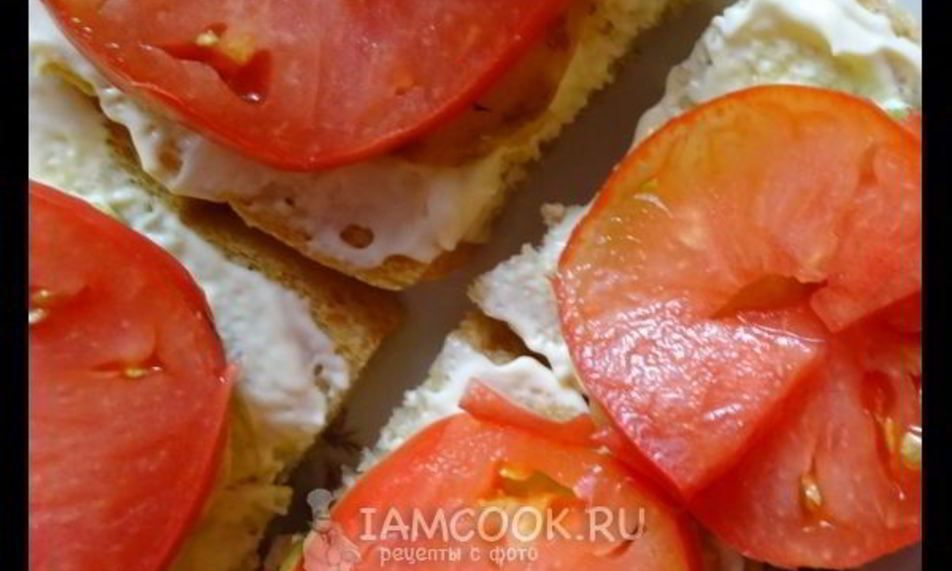 Рецепт бутерброды с кабачками и помидорами