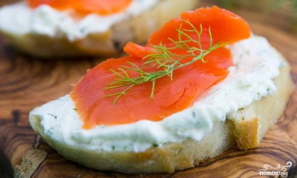Рецепт бутерброды с красной рыбой