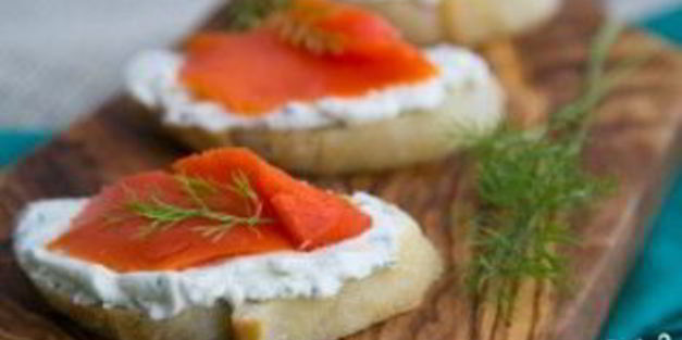 бутерброды с красной рыбой