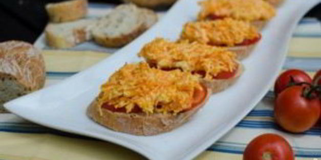 бутерброды с морковью и сыром