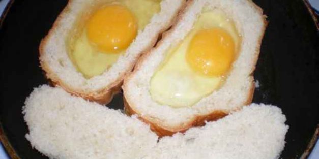 бутерброды с обжаренным яйцом