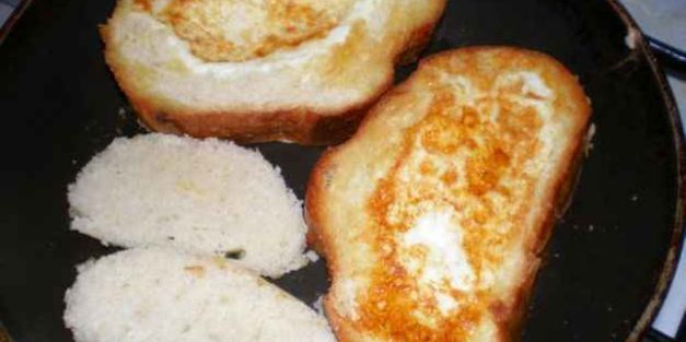 бутерброды с обжаренным яйцом