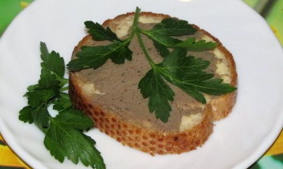 Рецепт бутербродов с паштетома иза печеней