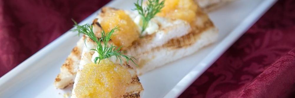 Бутерброды с щучьей икрой