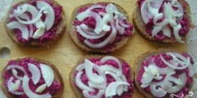 бутерброды с селедкой