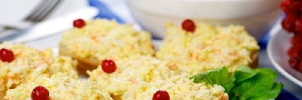 Бутерброды с сыром и чесноком