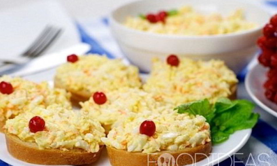 Рецепт бутерброды с сыром и чесноком