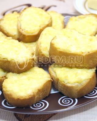 Бутерброды с сыром в духовке