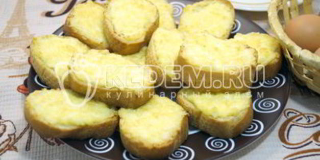 бутерброды с сыром в духовке