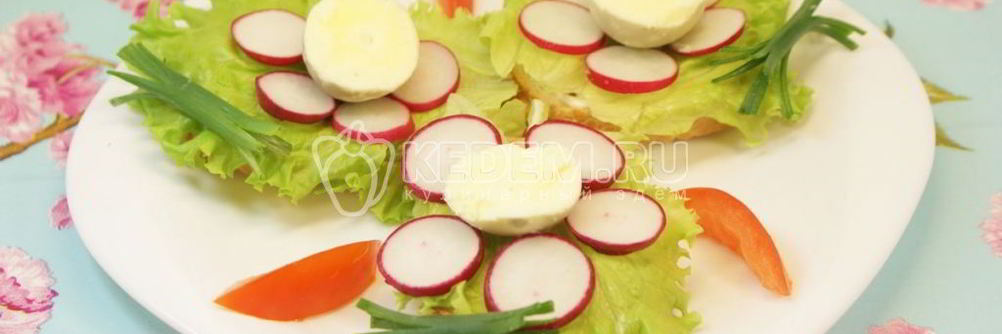 Бутерброды Цветочки