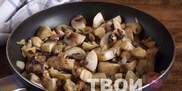 горячие бутерброды с грибами