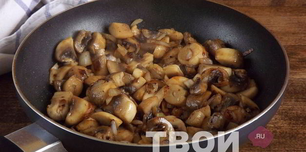 горячие бутерброды с грибами