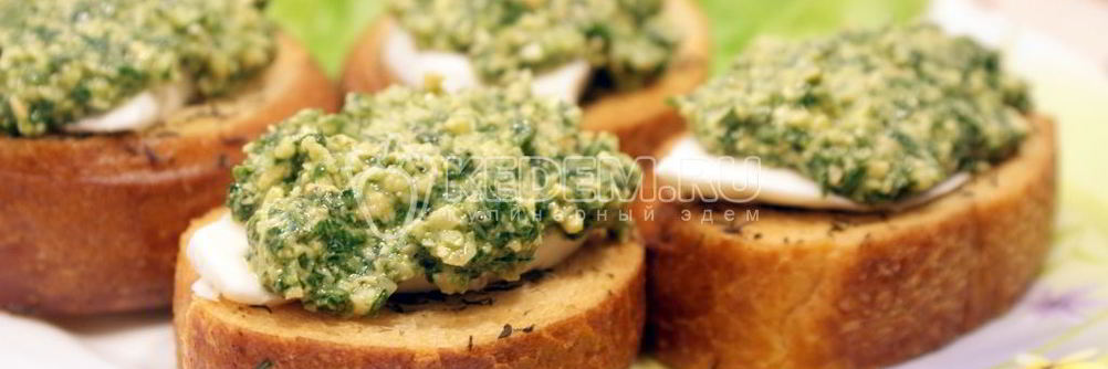 Горячие бутерброды с кешью