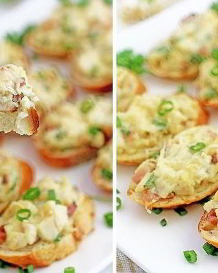 Горячие бутерброды с курицей и беконом