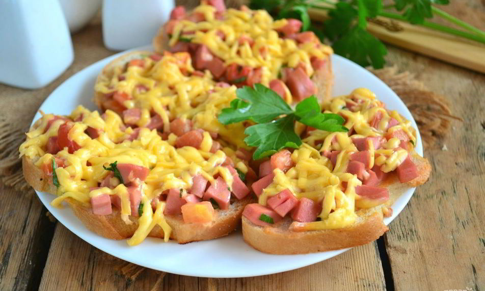 Рецепт горячие бутерброды